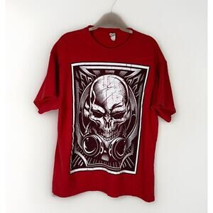 Delta Pro Weigh T-shirt men size Xl red crew neck short sleeve